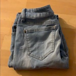 Light wash jeans